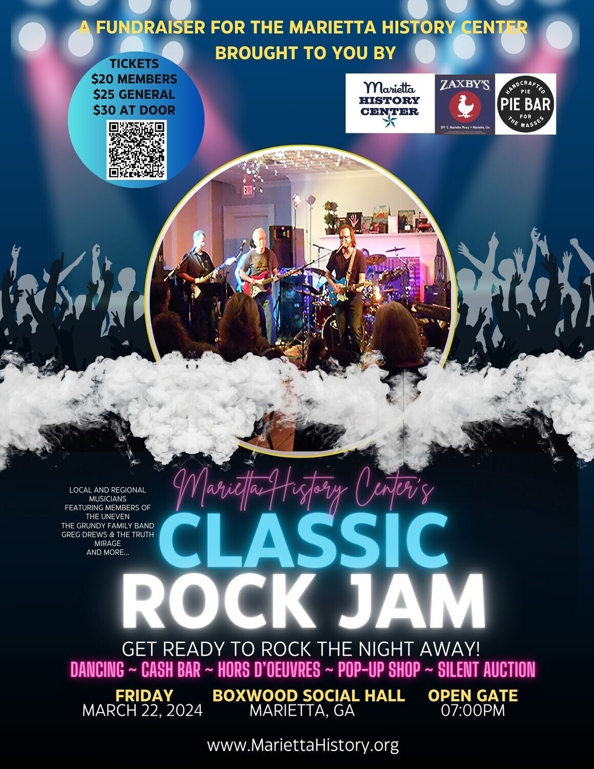 Classic Rock Jam Fundraising Event