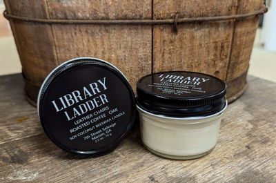 Library Ladder Candle - Leather and Coffee 2.5oz