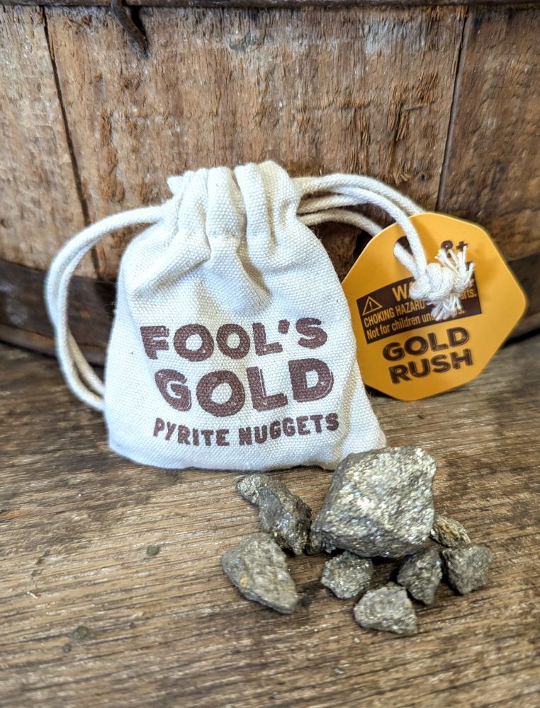 Fools Gold Rush: Pyrite Nuggets Bag