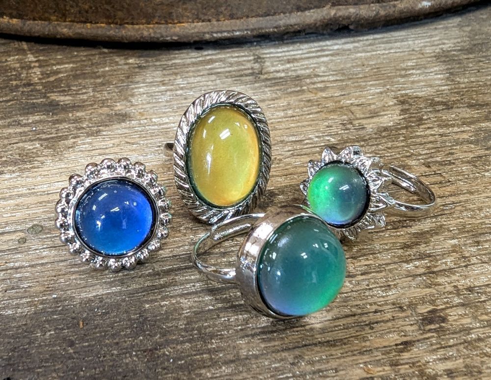 Large Mood Stone Rings