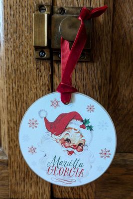 Santa Marietta GA Ornament