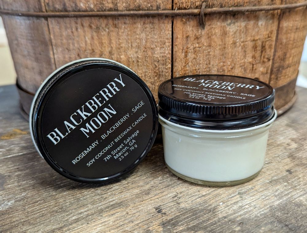 Blackberry Moon Candle - Rosemary, Blackberry, Sage 2.5oz