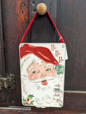 Santa Countdown Days to Go Sign