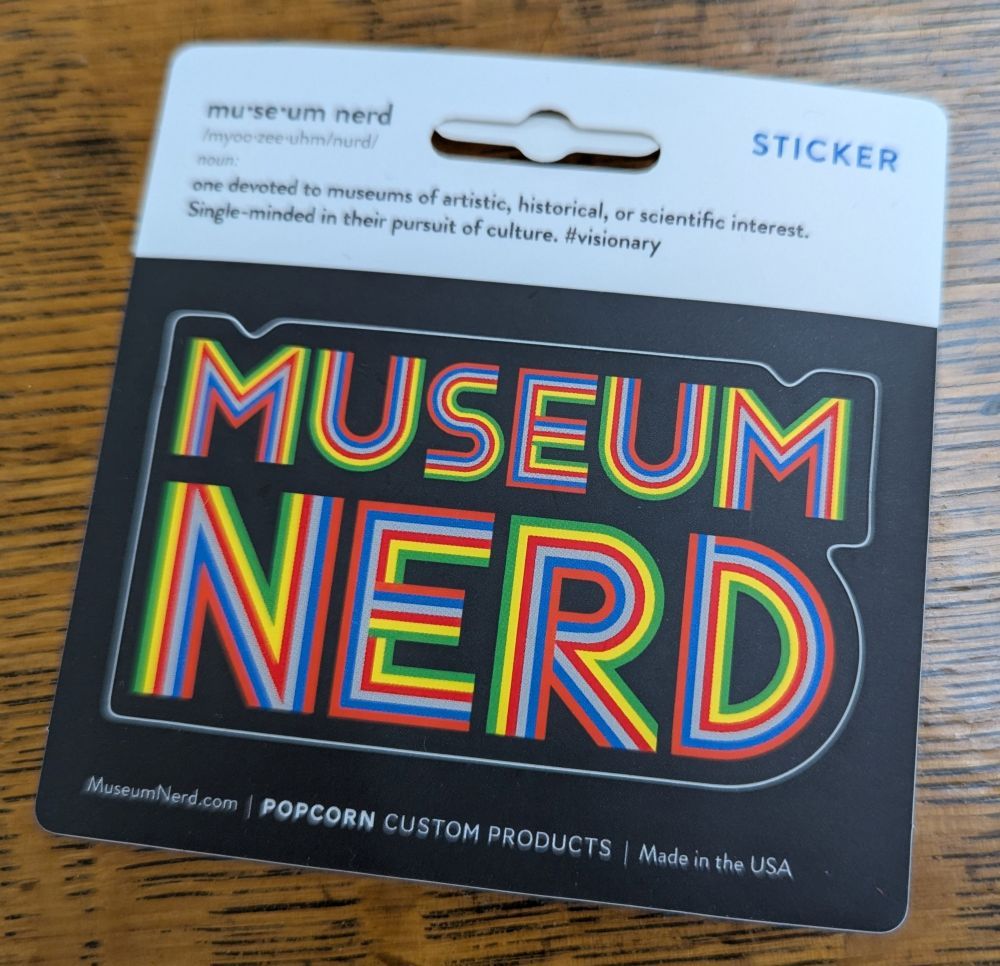 Museum Nerd Sticker