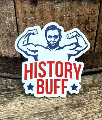 History Buff Sticker