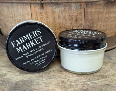 Farmers Market Candle - Apples, Rosemary, Pine 2.5oz
