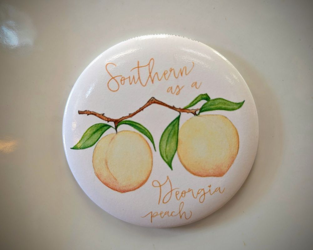 Southern as a Georgia Peach Magnet