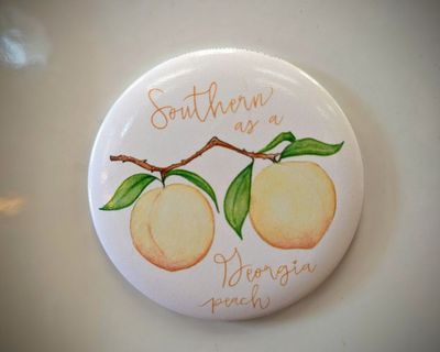 Southern as a Georgia Peach Magnet