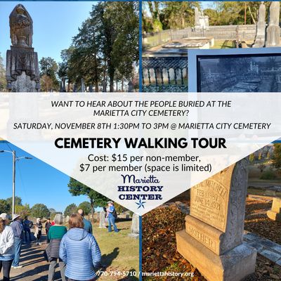 1:30pm, Nov 8th Cemetery Walking Tour Tickets