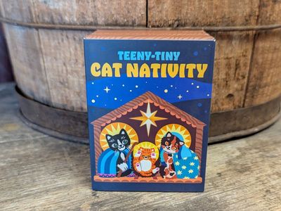 Teeny Tiny Cat Nativity