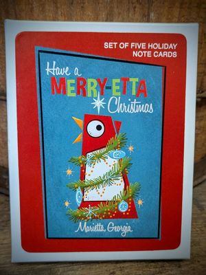 Merry-Etta Christmas Card Set