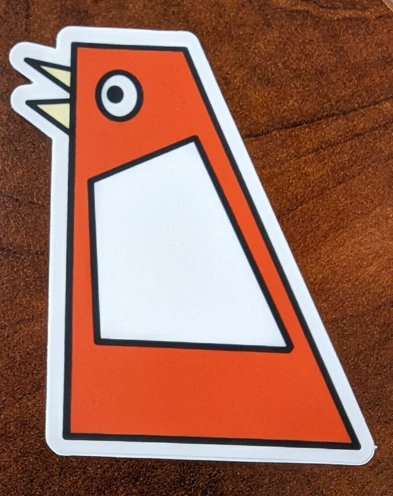 Big Chicken Vinyl Sticker