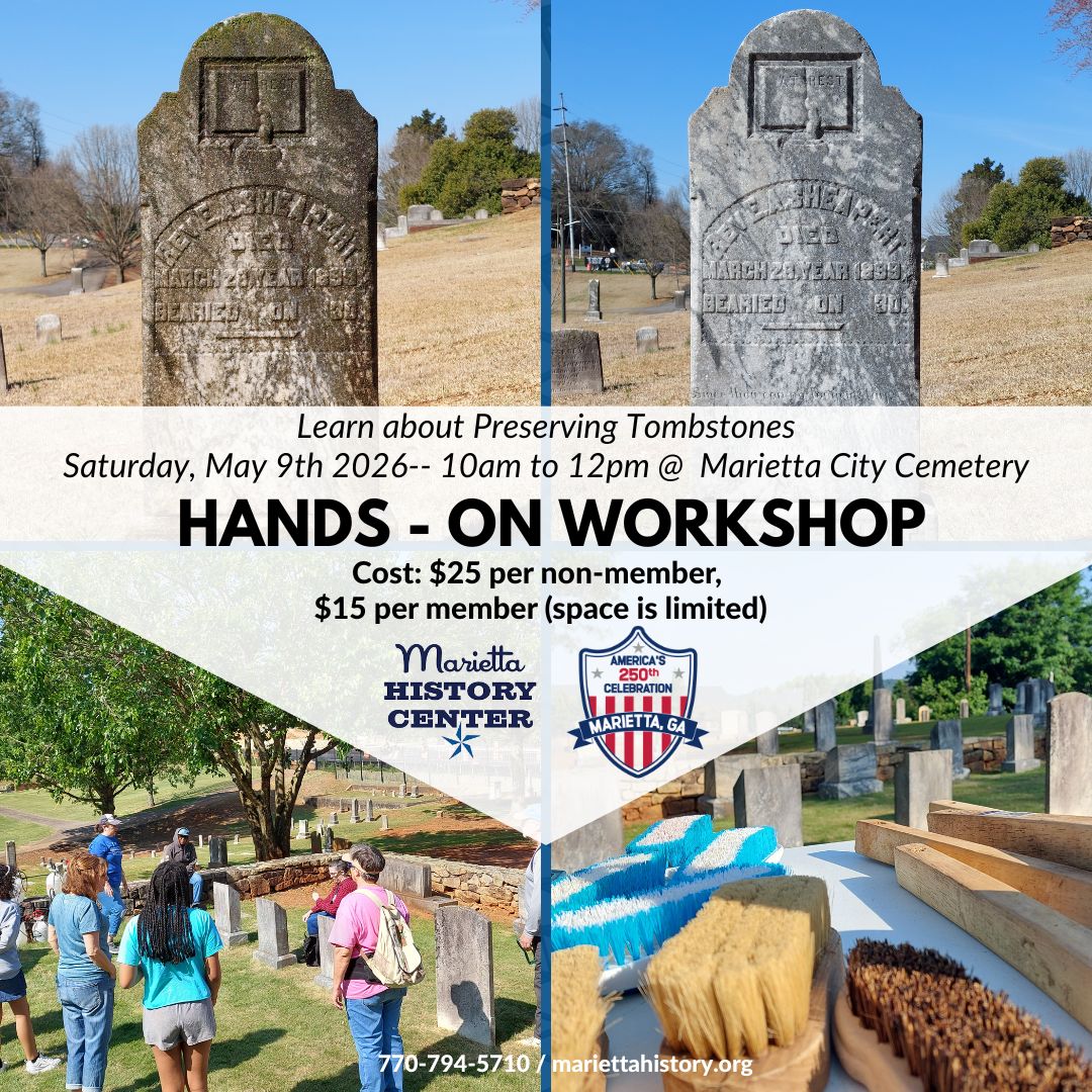 May 9th - Tombstone Cleaning Workshop Ticket