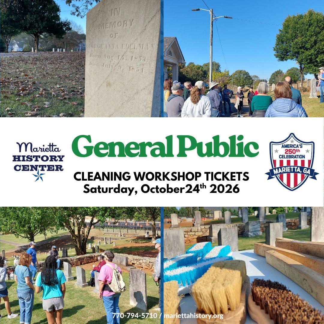 Saturday, Oct. 24th - Tombstone Cleaning Workshop Ticket