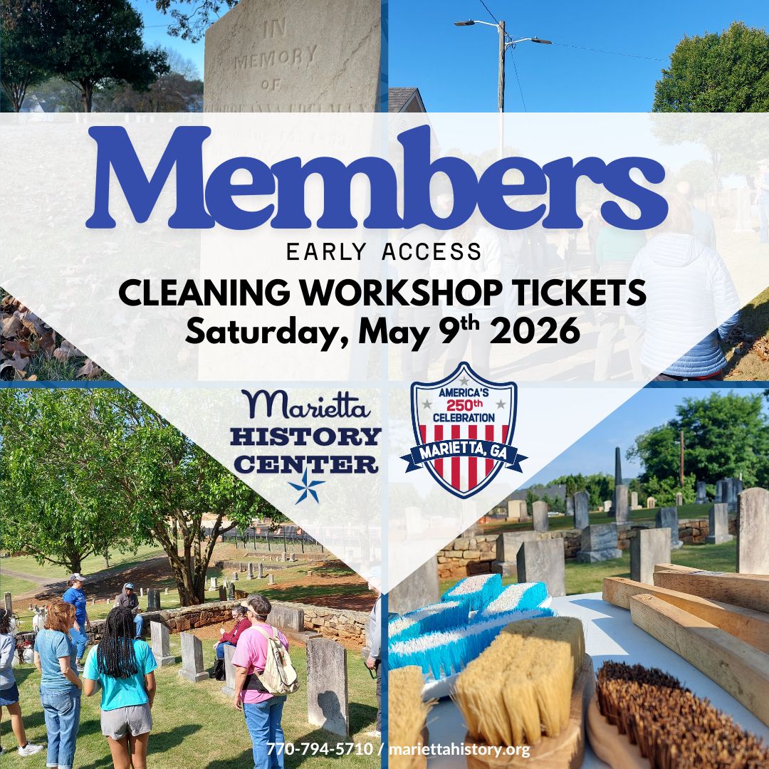 MEMBERS ONLY - May 9th Tombstone Cleaning Workshop Ticket