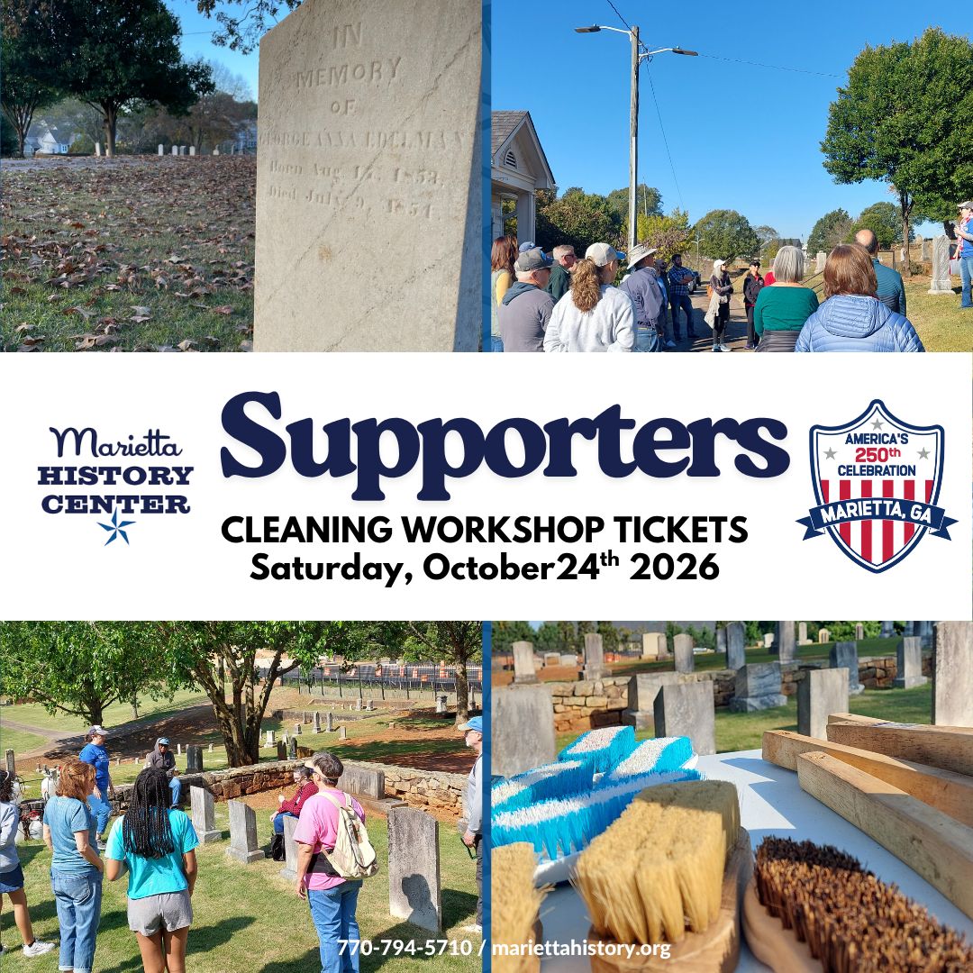 SUPPORTERS ONLY - Saturday, October 24th Tombstone Cleaning Workshop Ticket