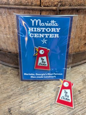 Big Chicken Enamel Lapel Pin