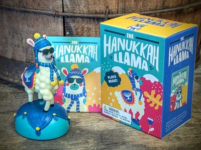 The Hanukkah Llama Musical Figurine