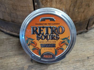 Retro Sours Tangerine Candy