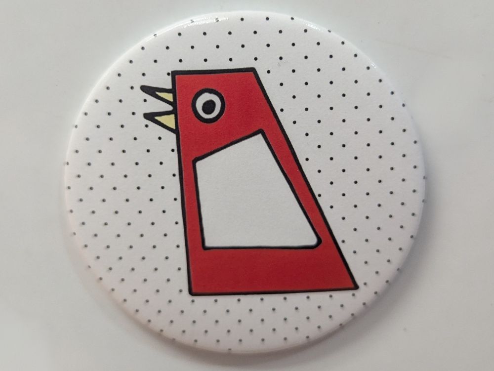 Big Chicken Magnet Round