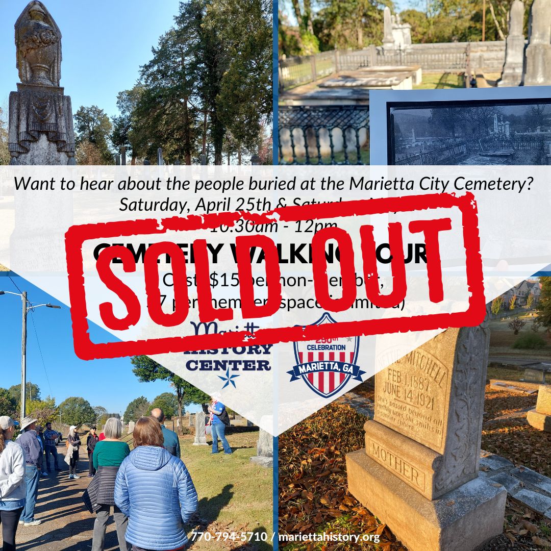 MEMBERS ONLY - Apr 25th Cemetery Walking Tour Tickets