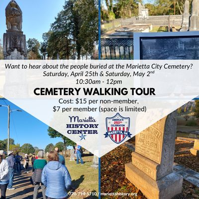 May 2nd Cemetery Walking Tour Tickets