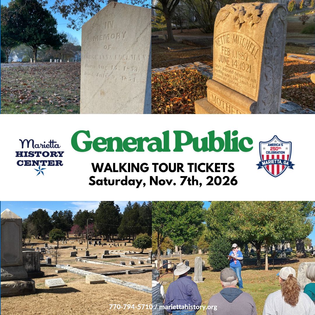 Saturday, Nov. 7th Cemetery Walking Tour Tickets
