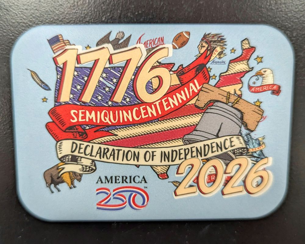 1776 2026 America's 250th Semiquincentennial Magnet