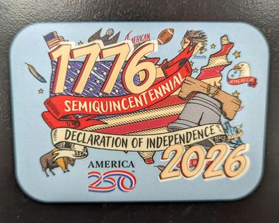1776 2026 America's 250th Semiquincentennial Magnet