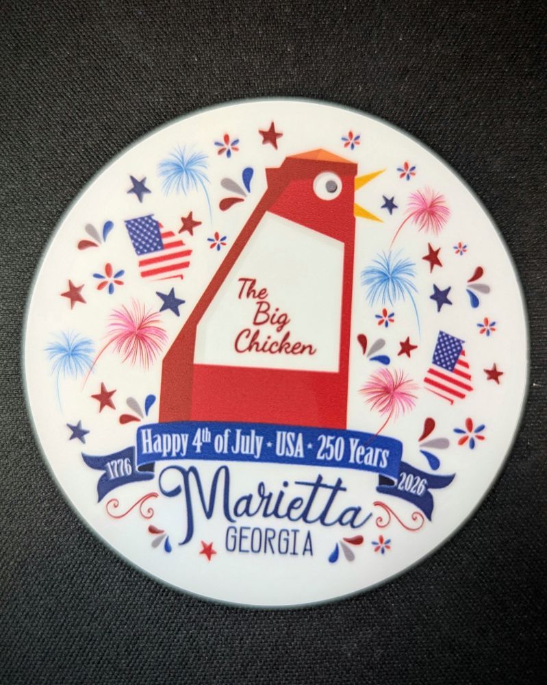 America's 250th Marietta Big Chicken Sticker