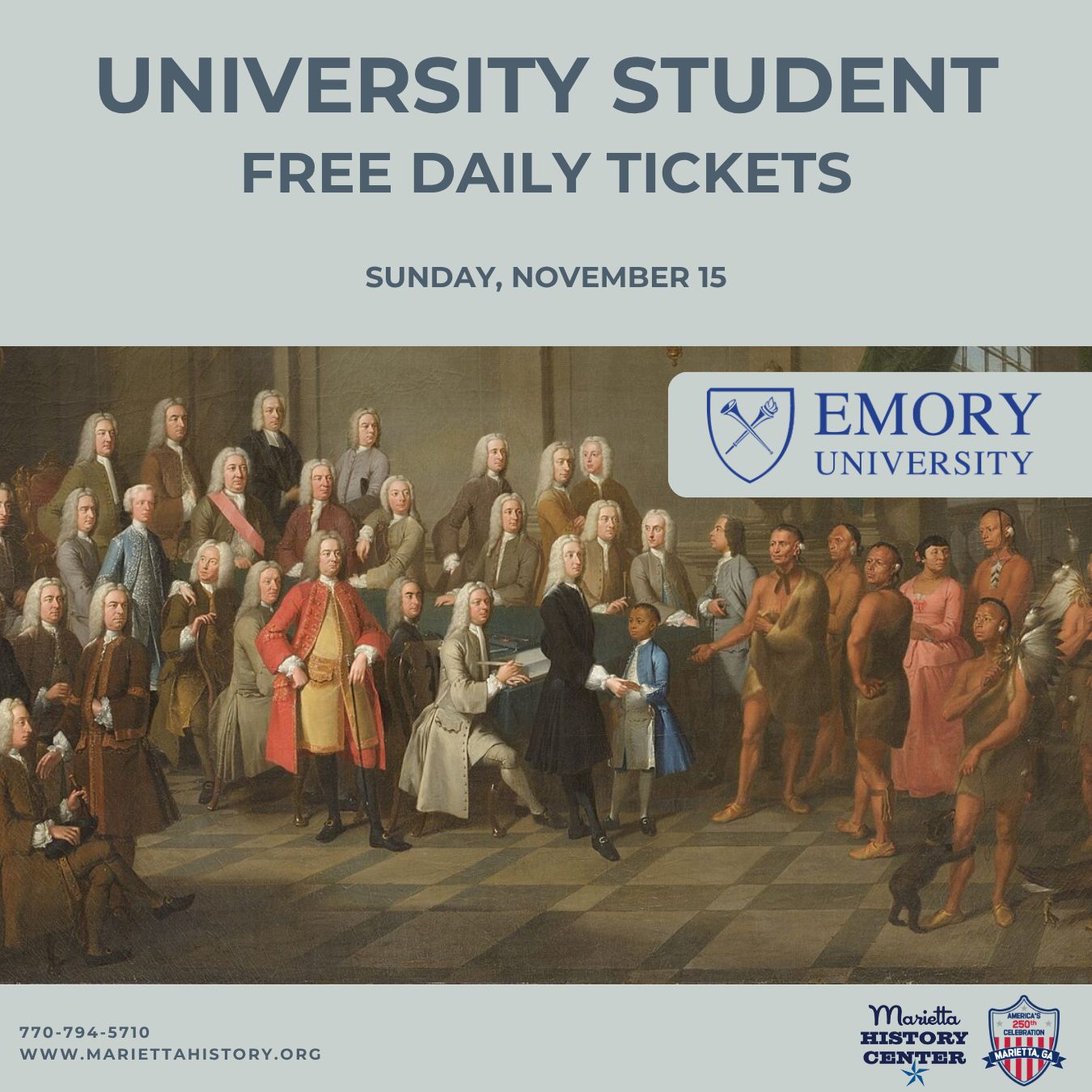 Sunday, Nov. 15th--Emory Excursion to Etowah Indian Mounds State Historic Site