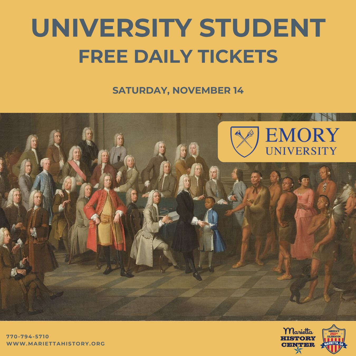 Saturday, Nov. 14th--Native American Symposium Speaker Presentations Emory Tickets