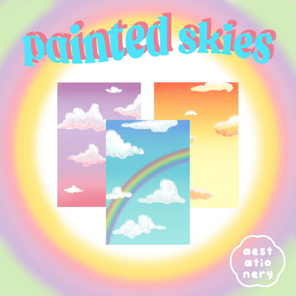 Painted Sky Binder Cover and Refills