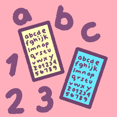 Letter &amp; Number Stickers
