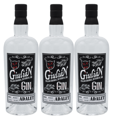 3 x GiuliaN Gin Limited Edition 0,7L 42,3% vol