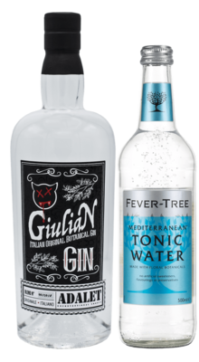GiuliaN Gin Limited Edition Gin & Tonic-Set 1 x Giulian Gin 0,7L + 1 Flasche Fever Tree Tonic