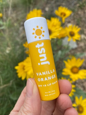 Orange Vanilla 18 SPF Moisturizing Vegan Lip balm. (Biodegradable Packaging🙌🏼)