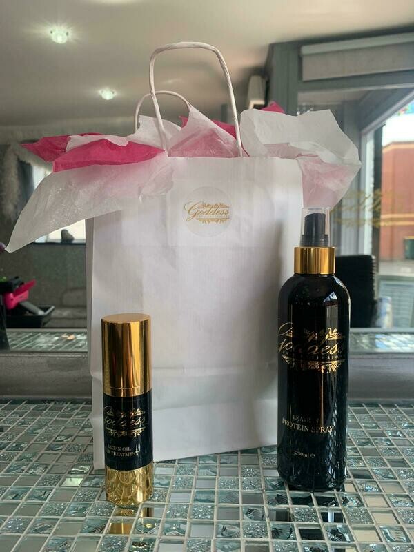 Set with Argan Oil & Protein Spray