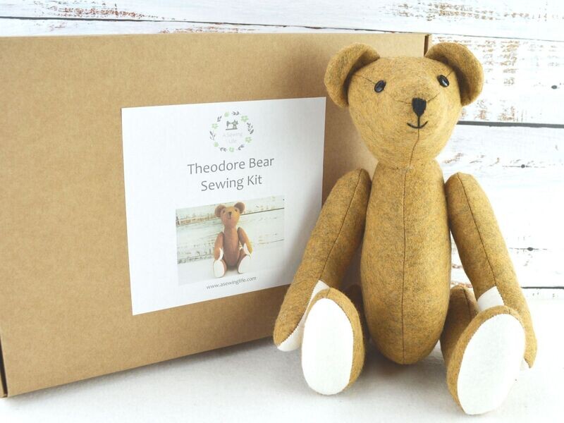 Theodore Bear sewing kit
