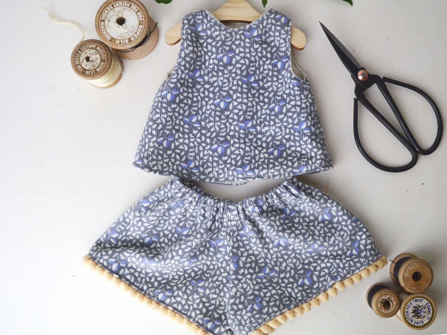 Teddy Bear Shorts and Top Pattern (paper copy)