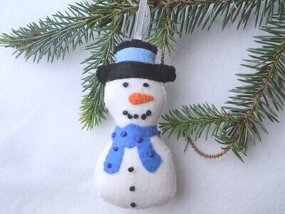 Snowman decoration pattern (digital)