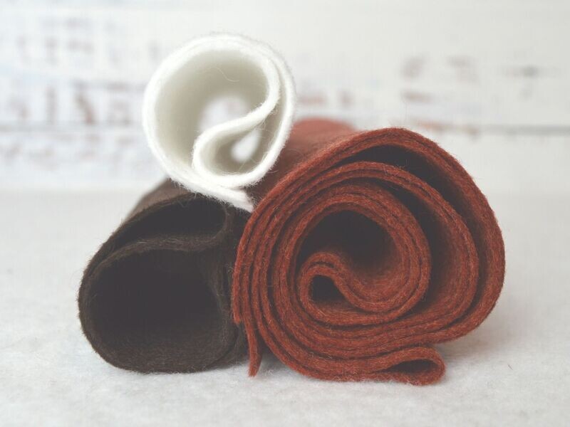 Wool blend felt to make James Fox