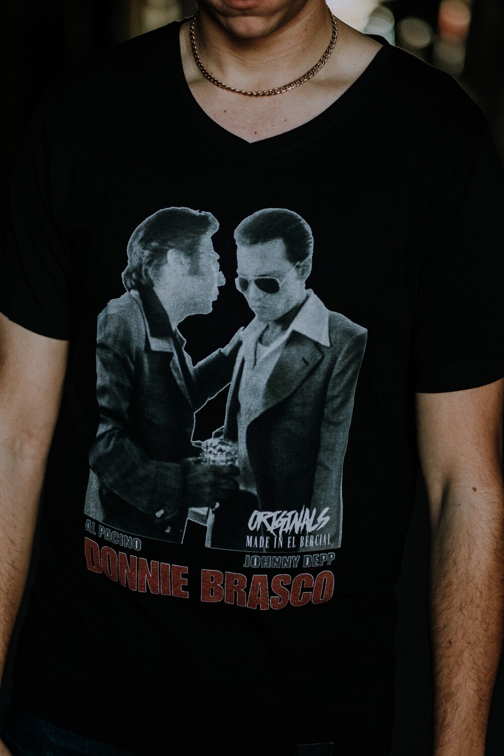 CAMISETA NEGRA DONNIE BRASCO