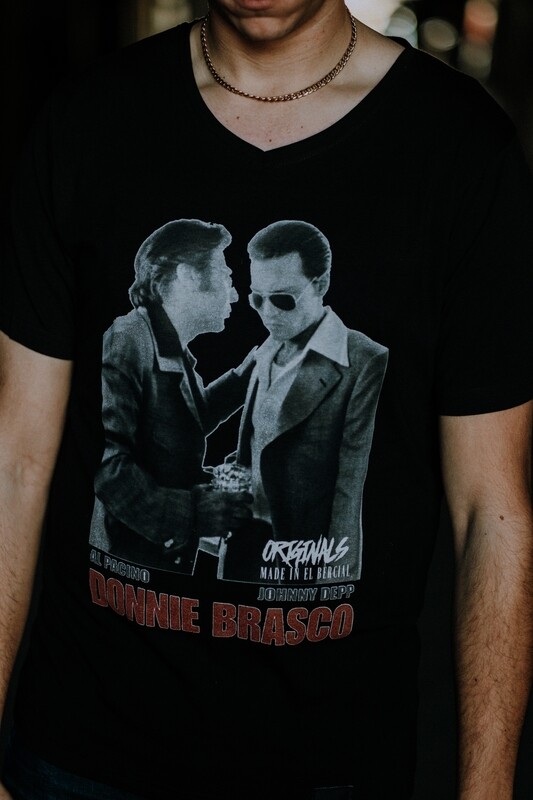 CAMISETA NEGRA DONNIE BRASCO