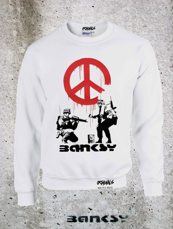 Sudadera Blanca PEACE