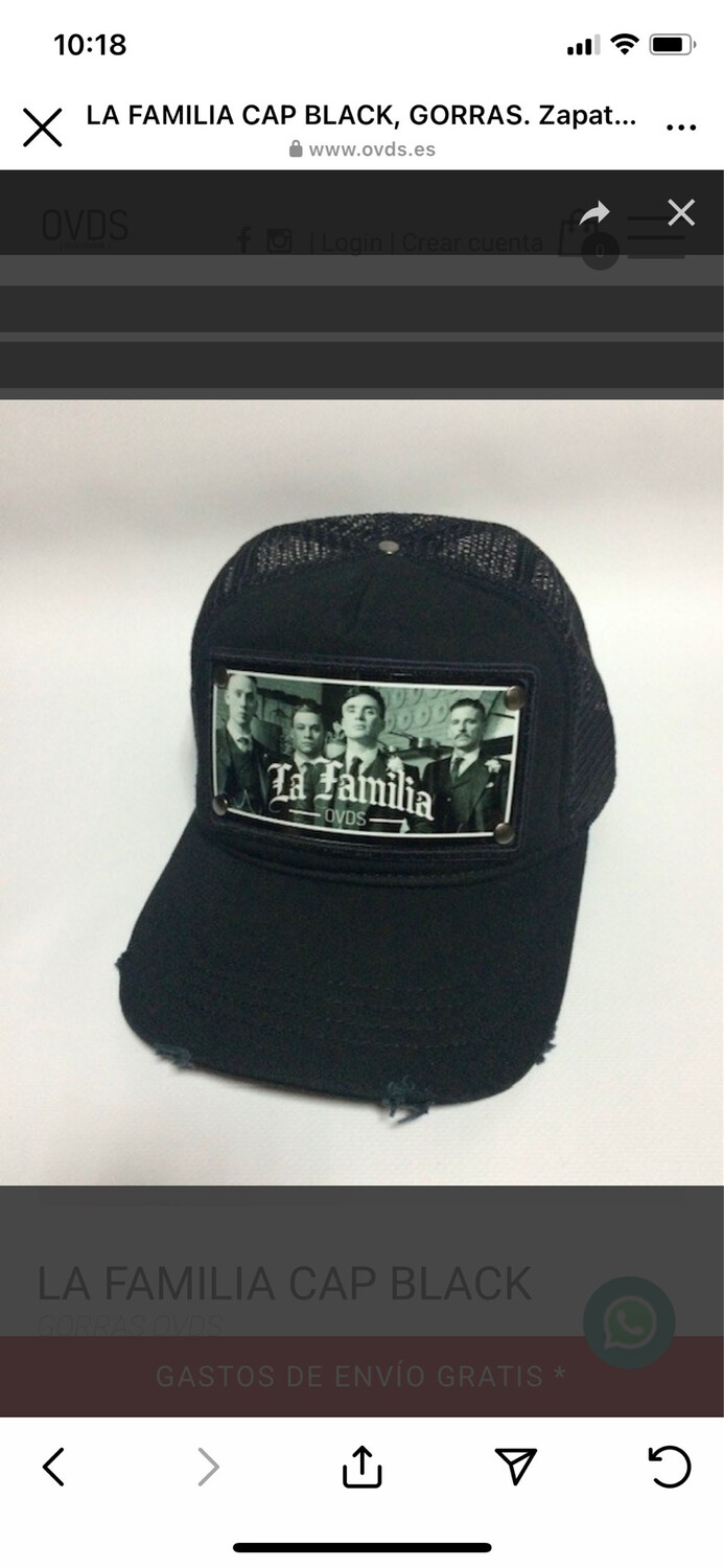 Gorra La Familia