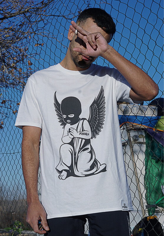 Camiseta blanca kid pray