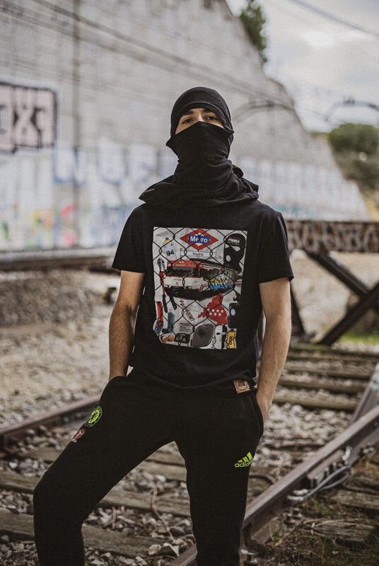 Camiseta negra Madriz Writters