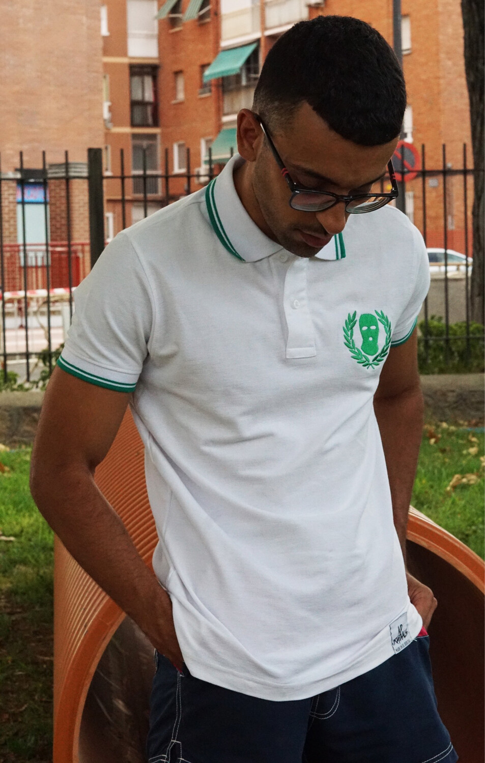 Polo bordado BALACLAVA LAUREL