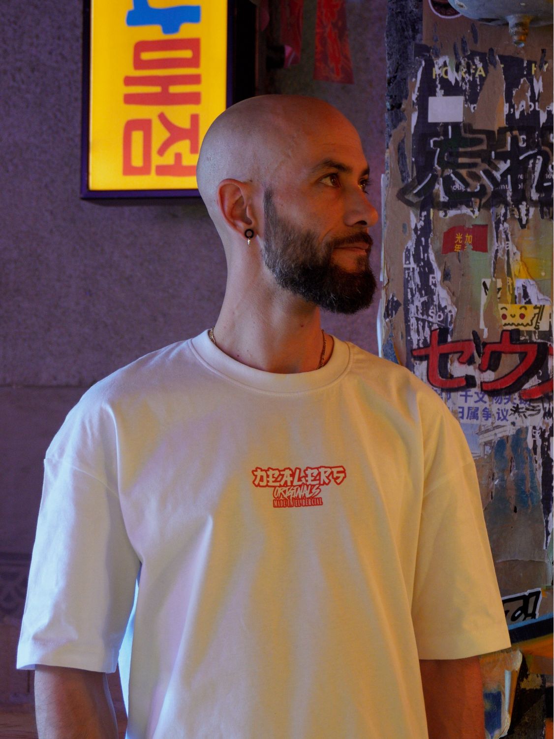 Camiseta blanca DARUMA